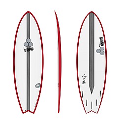 Channel Islands 5.10 X Lite Pod Mod Red Rails