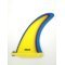 Pump 3 Layer Resin Longboard Fin 8 inch Yellow Red Blue