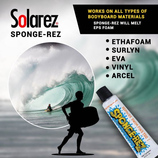 Solarez Sponge Rez Bodyboard Repair Kit 0.5 oz