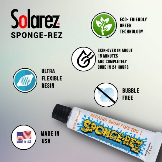 Solarez Sponge Rez Bodyboard Repair Kit 0.5 oz