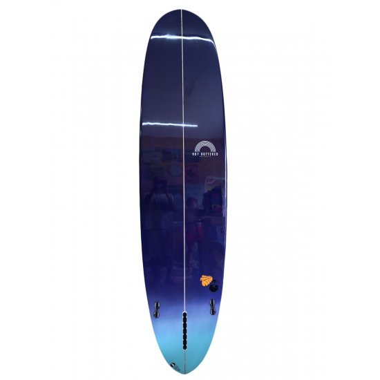 Hot Buttered Longboard Surfboard Navy Blue   8.8