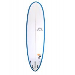 Hot Buttered T Drop Malibu Surfboard 7.4 inch (epoxy)