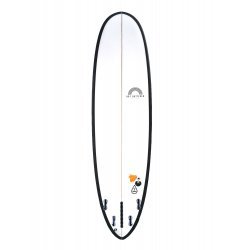 Hot Buttered T Drop Malibu Surfboard 7.4 inch (epoxy)