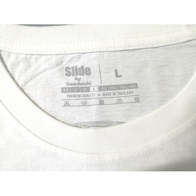 Slide Surfskate T Shirt White (เสื้อยืด Slide Surfskate สีขาว)