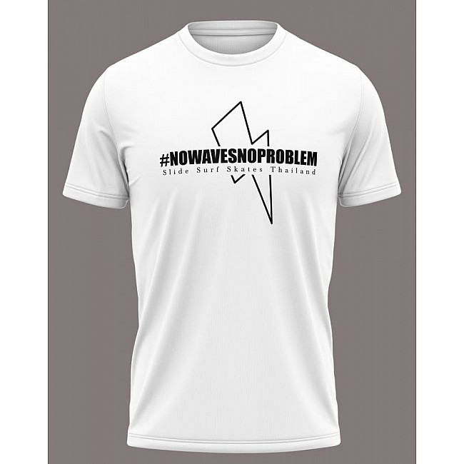 Slide Surfskate T Shirt White (เสื้อยืด Slide Surfskate สีขาว)