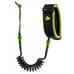 Creatures of Leisure  Reliance Bicep Leash   Black Lime   Large