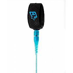 Creatures of Leisure  6.0 Reliance Comp Surfboard Leash Cyan Speckle Black