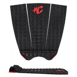Creatures of Leisure -Mick Fanning LITE Traction Pad- Black Red Surfboard Traction