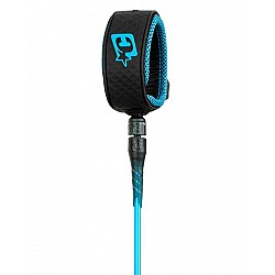 Creatures of Leisure  8.0 Reliance Pro Surfboard Leash Cyan/Black