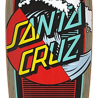 Santa Cruz Classic Wave Splice Shark Cruiser Skateboard 8