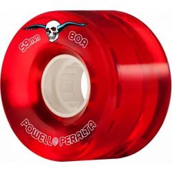 Powell Peralta Clear Cruisers 80A Red Skateboard Wheels 59mm