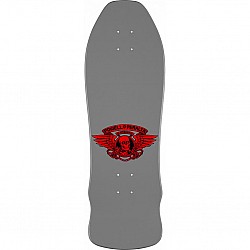 Powell Peralta Geegah Skull & Sword Silver Skateboard Deck 9.75 x 30 แผ่นสเก็ตบอร์ด