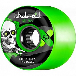 Powell Peralta Skate Aid 78A Green Skateboard Wheels 59mm