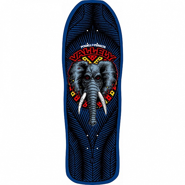 Powell Peralta Vallely Elephant Navy Skateboard Deck 10 x 31.25 แผ่นสเก็ตบอร์ด Powell Peralta Vallely Elephant Navy Skateboard Deck 10 x 31.25 แผ่นสเก็ตบอร์ด