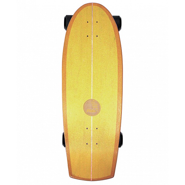 Slide SurfSkate Board   30 inch  Quad Sunset Complete