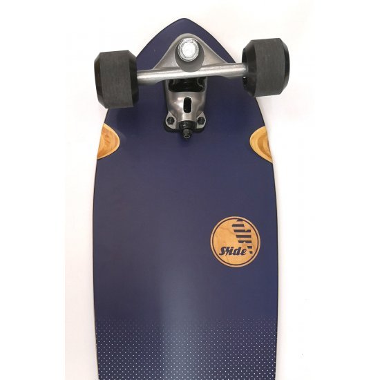 Slide SurfSkate Board   32 inch Fish Indigo Fade Complete