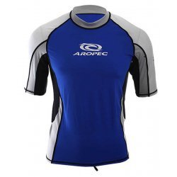 Aropec Lycra Rash Guard-Short Sleeve-BLUE