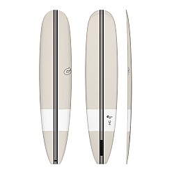 Torq Surfboard 9.3 The Horseshoe Longboard   Stone/White