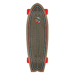 Santa Cruz Classic Wave Splice Shark Cruiser Skateboard 8.8in x 27.7in