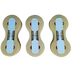 Fusion Fin Plug Set with 6 fin screws