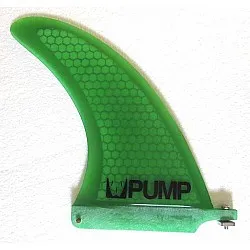 Pump Hex Core Fibreglass Longboard Fin Green