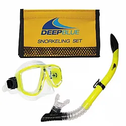 Deep Blue Silicone Snorkel Bora Mask Set (ชุดหน้ากากดำน้ำ)