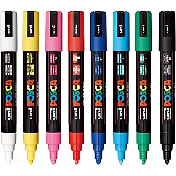 Posca Paint Pen 5M 8 pack (ปากกาเพ้นท์ รุ่นPosca ขนาด 5m)