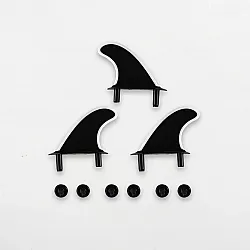 Soft Top Surfboard Replacement Fin Set (set of 3)