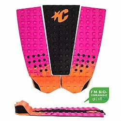 Creatures of Leisure Italo Ferreira Traction Pad Lite EcoPure Fluoro Red Fade Pink Black