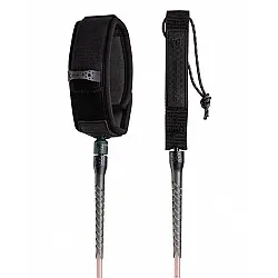 Creatures of Leisure  9.0 Reliance Longboard Surfboard KNEE Leash Dirty Pink Speckle Black