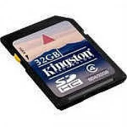 Kingston Flash memory card   32 GB SDHC Memory Card class 4 (การ์ดหน่วยความจำแฟลชของ Kingston SDHC ขนาด 32 GB)