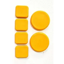 Longboard Replacement Slide Pucks (Set of 6)