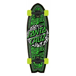 Santa Cruz Flier Dot Shark Cruiser Skateboard 8.8in x 27.7in 