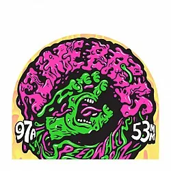 Slime Balls 53mm Vomit Mini II Blue 97a Slime Balls Skateboard Wheels