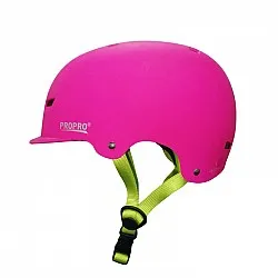 Pro Pro Deluxe Skateboard Helmet Pink (หมวกกันน็อค Skateboard)