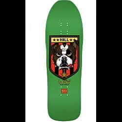 Powell Peralta Frankie Hill Bulldog Green Skateboard Deck 10 x 31.5 แผ่นสเก็ตบอร์ด