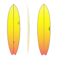 Torq Surfboard 6.10 Fish Retro Fade